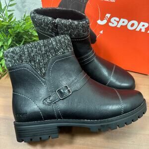 J Sport Women's Violet‎ Black Boots Size 9
